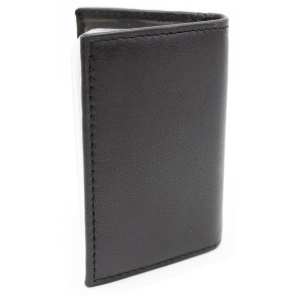 Men Genuine Leather Bifold Credit Card Holder with RFID Blocking - Picture 10 of 13